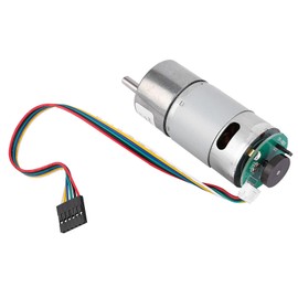 Large Torsion Gear Motor Encoder 12/24V Speed Reduction Motor for Smart Devices and Monitors (12V, Speed 300)
