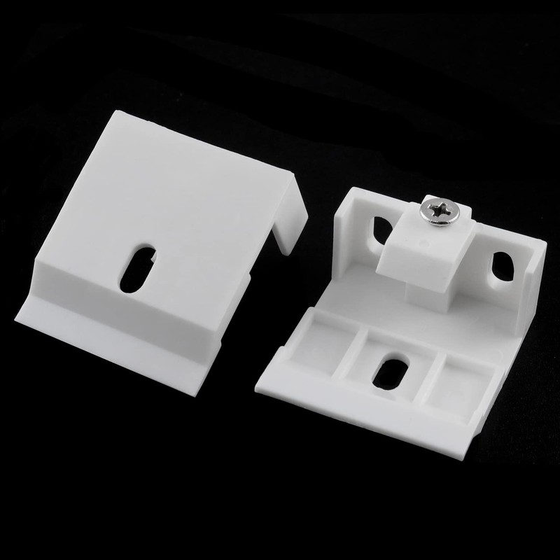 ZZLZX 4PCS Pleated and Cellular Shades Headrail Support Bracket Clip