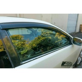 Aftermarket Products Window Rain Frame Guard Visors For 02-06 2Dr COUPE Acura RSX Integra JDM-Style