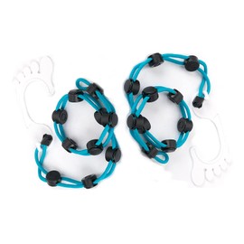 VOANZO 2 x Sock Organiser Sock Clips for Washing Machine and Dryer, Sock Holder for Washing, Drying and Finishing Socks, Blue, Plastic