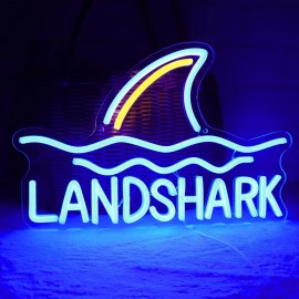 Landshark Beer  Light Sign 17"x9.5”  Eco friendly in stock