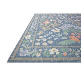 Loloi Rifle Paper Co Cotswolds Indigo 2'-6" x 7'-6" Runner Rug