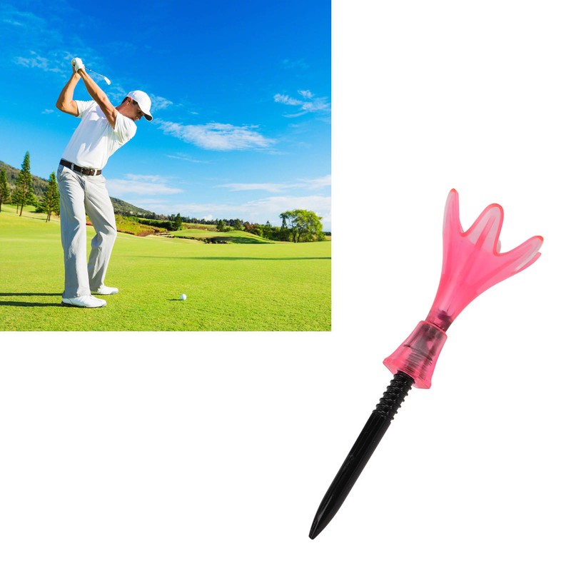 10pcs Plastic Golf Tee Ball Holder Adjustable Height Stable Practice