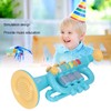 Horn Toy Simulation Design Dynamic Lighting Effect Musical Instrument Horn