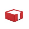 Saffiano Memo Box Imitation Leather Red