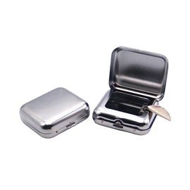 1 Piece Portable Ashtray, Mini Metal Ashtray with Cover, Pocket Ashtray for Home Office Desktop Decoration Car Travel