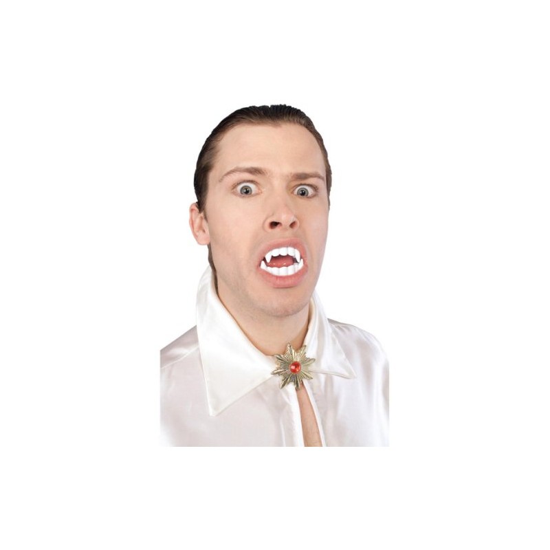 Rubies Unisex Plastic Vampire Teeth, White, One Size