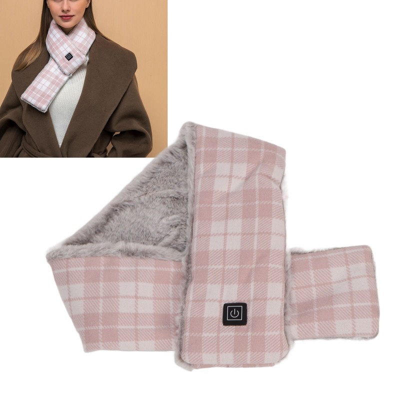 Heating Scarf Washable Adjustable Gears Soft Warm USB Electric Heated
