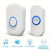 Shejuety wireless doorbell, LED flash, 32 ringtones and 4 volume