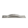 SUS304 Sliding Door Handle, Stainless Steel, Boat Bottom Pull, 4.1
