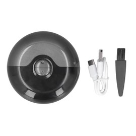 Electric Nail Clipper Anti Pinch USB Rechargeable Automatic Trimmer for Babies Seniors Efficient Manicure (Black)