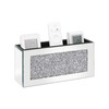 Poayewly Mirrored Remote Control Holder - Remote Holder Wall Mount