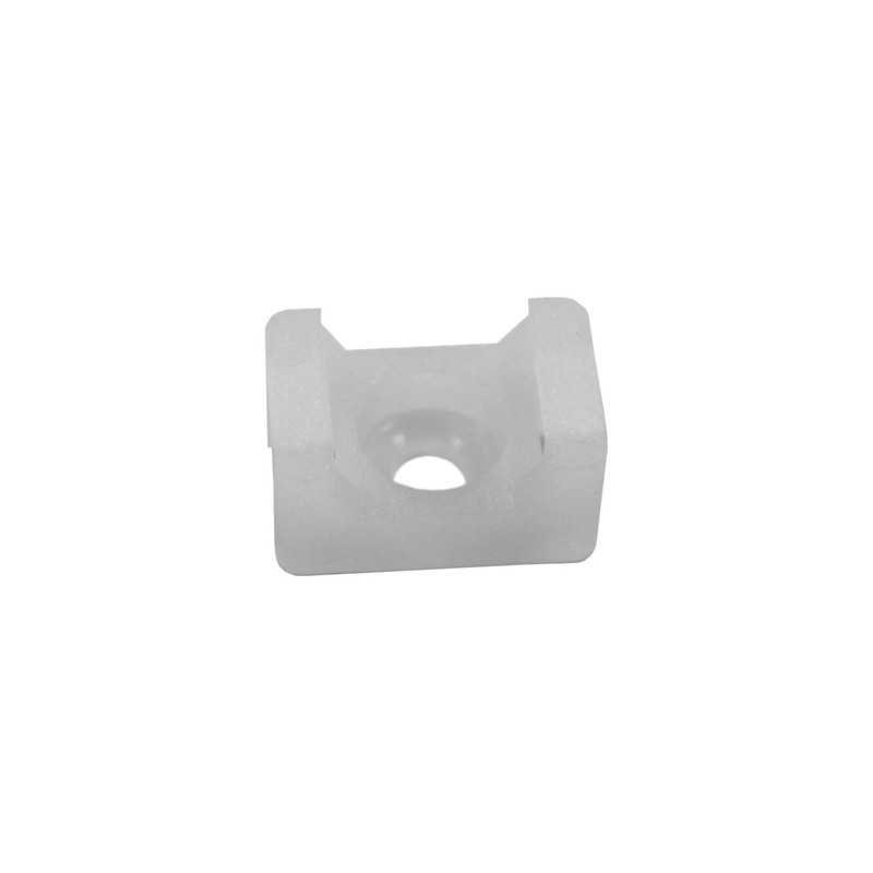 QualGear CM2-W-100-P Cable Tie Mount, White