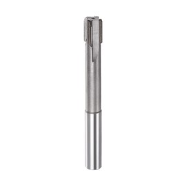 sourcing map Clamping Reamer 13.8 mm H7 C1/K30 Carbide Tip Precision Straight Flutes Round Shank Lathe Machine Cutter