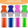HESSION 6 Pack Flea Lice Combs Removal Dandruff Comb with