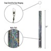In the Breeze 9052 Silver Holographic Mylar Windsock