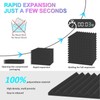 JBER 48 Pack Acoustic Foam Panels, 1" X 12" X