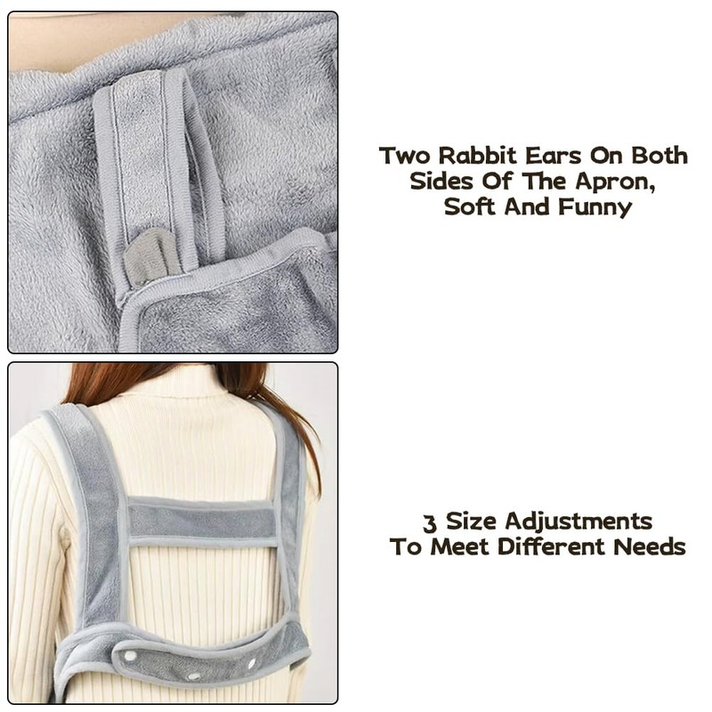 La La Pet® Adjustable Cat Apron Carrier with Holes Pet