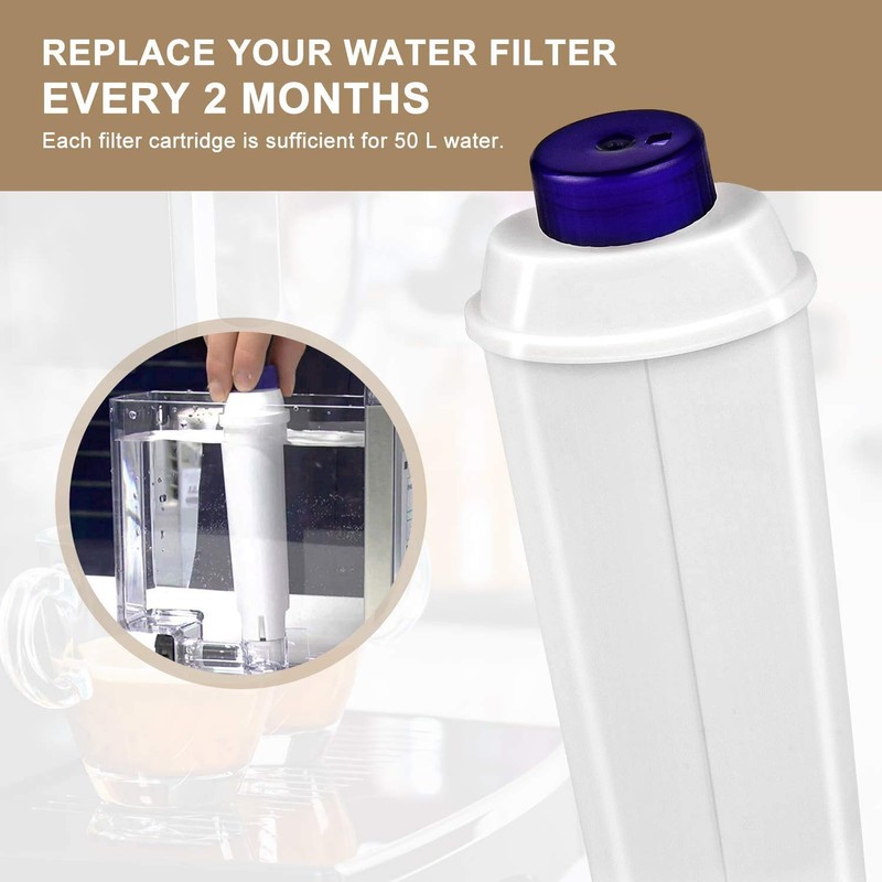 3 x Delonghi Magnifica Water Filters Softenes Water Reduces Limescale