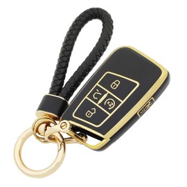 Arruweer Key Fob Cover for VW Key Fob Case Holder Protector Compatiable with Volkswagen Tiguan Atlas Jetta Passat Golf Alltrack Car Accessories Keychain