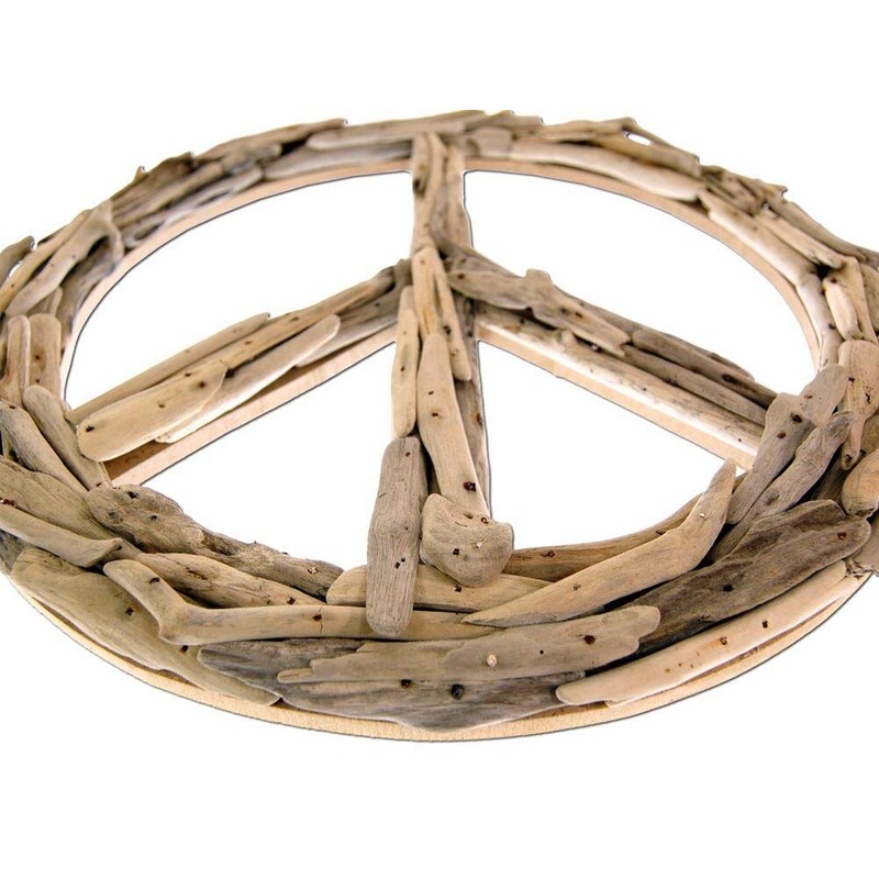FBA_1435 Starry Driftwood Decoration with Peace Motif 30 cm