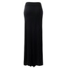 URBAN K Womens Basic Foldable High Waist Maxi Skirt Black