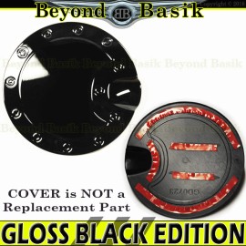 Torox 2014-2018 CHEVY Silverado 1500 2500 (5'7" & 6'6" Bed) GLOSS BLACK Gas Door COVER