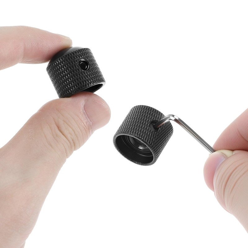 QWORK Guitar Speed Control Knobs, Set of 4 Metal Volume