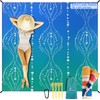 LIXELVA Beach Blanket, Sand-Proof Waterproof Mat,78 x 82 inches,with Vibrant