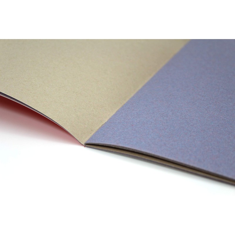 Silvine A4+ Classic Scrapbook. 24 Pages of 120gsm Blue/Grey Sugar