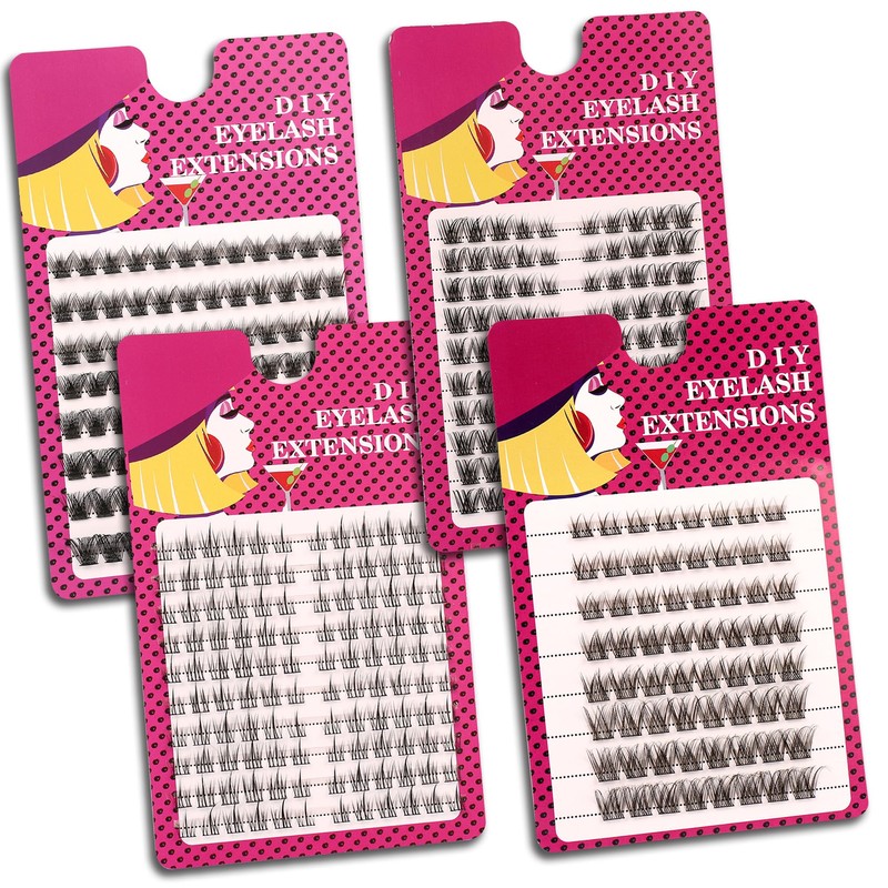 Himirell Cluster Lashes DIY Eyelash Extenisons Individuals 120 Pcs Wispy