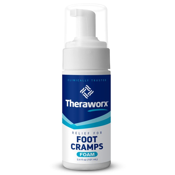 Theraworx Fast-Acting Foam For Foot Cramp Relief - 3.4 Fl Oz - 1 Count