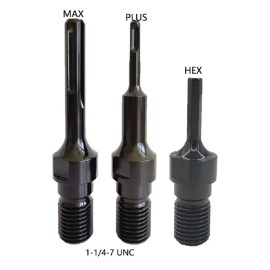 Diamond Core Bit Adapter SDS PLUS,SDS MAX Shank, HEX 1-1/4" Thread 190mm Extended Conversion Head Accessories Toolcolor: sds plus+sds max+hex