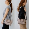 Miwoluna Women's Shoulder Bag, Double Strap, 2-Way Bag, Mini Lightweight,