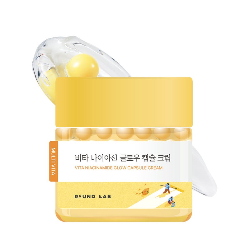 roundlab 라운드랩 비타 나이아신 글로우 캡슐 크림 50ml