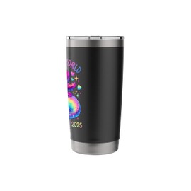 Color Our World Summer Reading 2025 Kawaii Axolotl Books Stainless Steel Insulated Tumbler