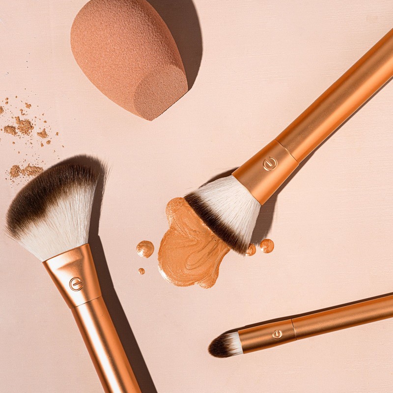 EcoTools Precious Metals Face Blend & Sculpt Set, Makeup Brush
