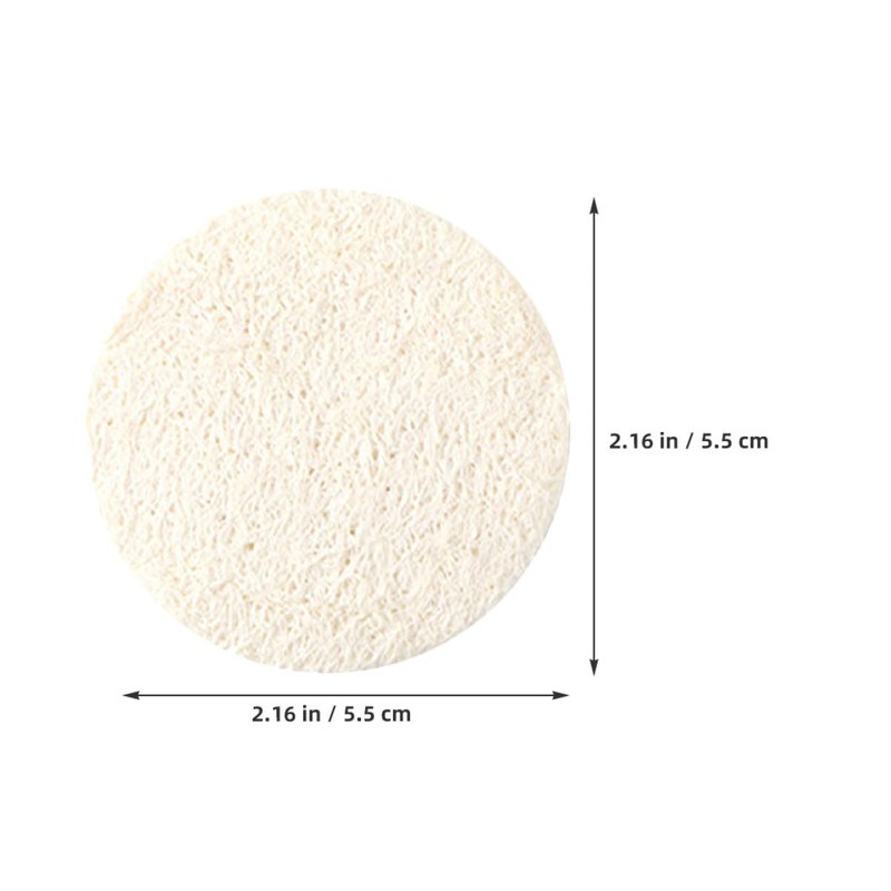 Ipetboom Facial Exfoliating Loofah Natural Sponges Pads Set Gentle Face