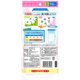 Nippon Giken Industrial Deodorizing Bags, Clear, S BB-S1, Pack of 10