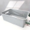 Rattan Basket Gray No. 6 6348 / Organization Plastic Basket Toy Wardrobe 5ea