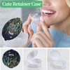 TIHYWR Retainer Case, Denture & Orthodontic Aligner Case With Mirror