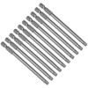 uxcell 10 Pcs T27 Magnetic Torx Screwdriver Bits, 1/4 Inch