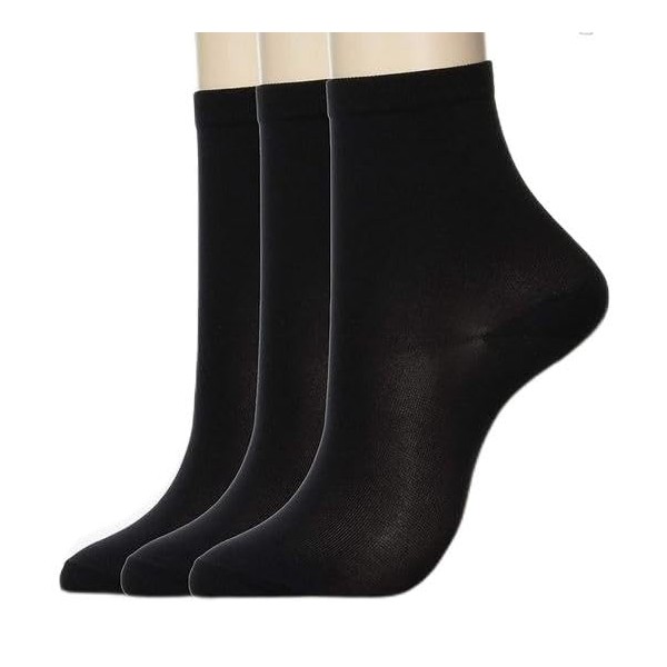 Gunze AR0212 Women's Socks, Loose Fit, Crew Length, Same Color,