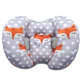 KAKIBLIN Baby Head Neck Support Pillow, 2 in 1 Banana Neck Pillow for Baby, Baby Travel Pillow for Stroller Neck Support for Newborn, Adjustable Baby Pillow for Head