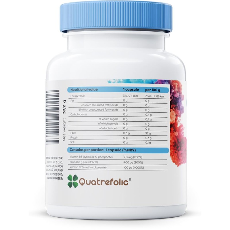 Osavi MethylFolate & Methyl-B12-120 Vegan caps