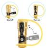 EEEKit 1/4" RV Propane Quick Connect Splitter, Solid Brass Natural