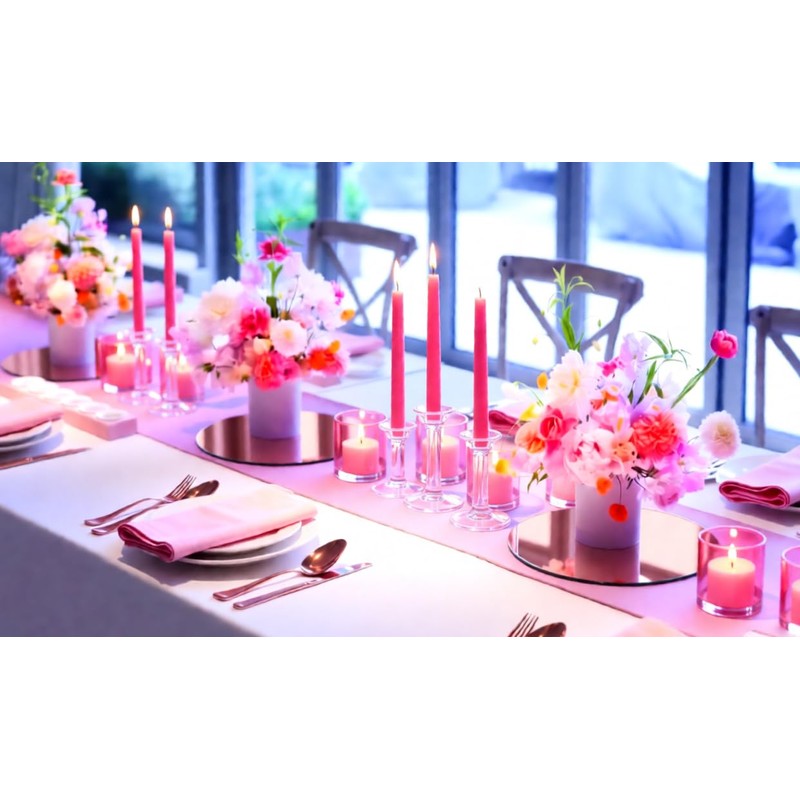 Midatul 12 Pcs 10 Inch Mirror Centerpieces Decorative Trays Thickness