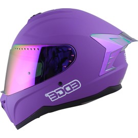 Casco para Moto Extreme - Casco Motocicleta Marca Edge - Visor Doble ANTIVAHO - Cascos para Motos Certificados Dot Moto - Accesorios para Moto