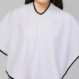 GTF70337 미용실 헤어커팅 케이프 방수 가벼운 목둘레 편안한 이발 염색 시술 전문가용 Waterproof Hair Cutting Cape for Beauty Salon, Lightweight, Comfortable, Neck-Adjustable for Professional Barber and Dyeing Services