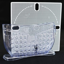 Rolling Fun R22 Rice Paper Roll Maker Set Single-Pack with 01 Clear Bowl 01 Square Tray SPC1Sqr - Vietnamese Cuisine Tool